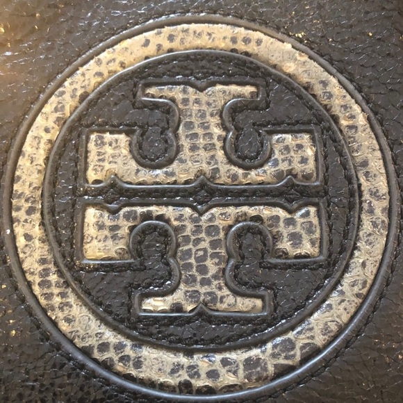 Tory Burch Snakeskin Tote - Picture 4 of 13